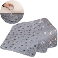 Reusable Dog Pee Pad Blanket Absorbent Diaper Washable Puppy Training Pad Pet Bed Urine Mat for Pet Car Seat Cover Pet Bed New 1