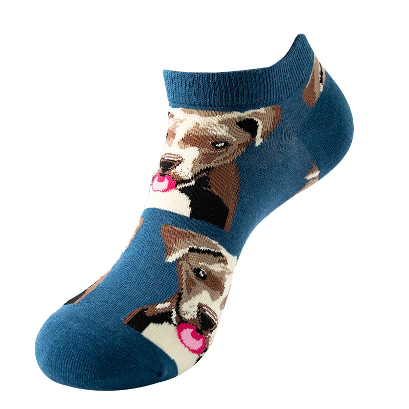 Men's Novelty High-Quality Geometric Fruit and Sushi Patterned Fashion Socks