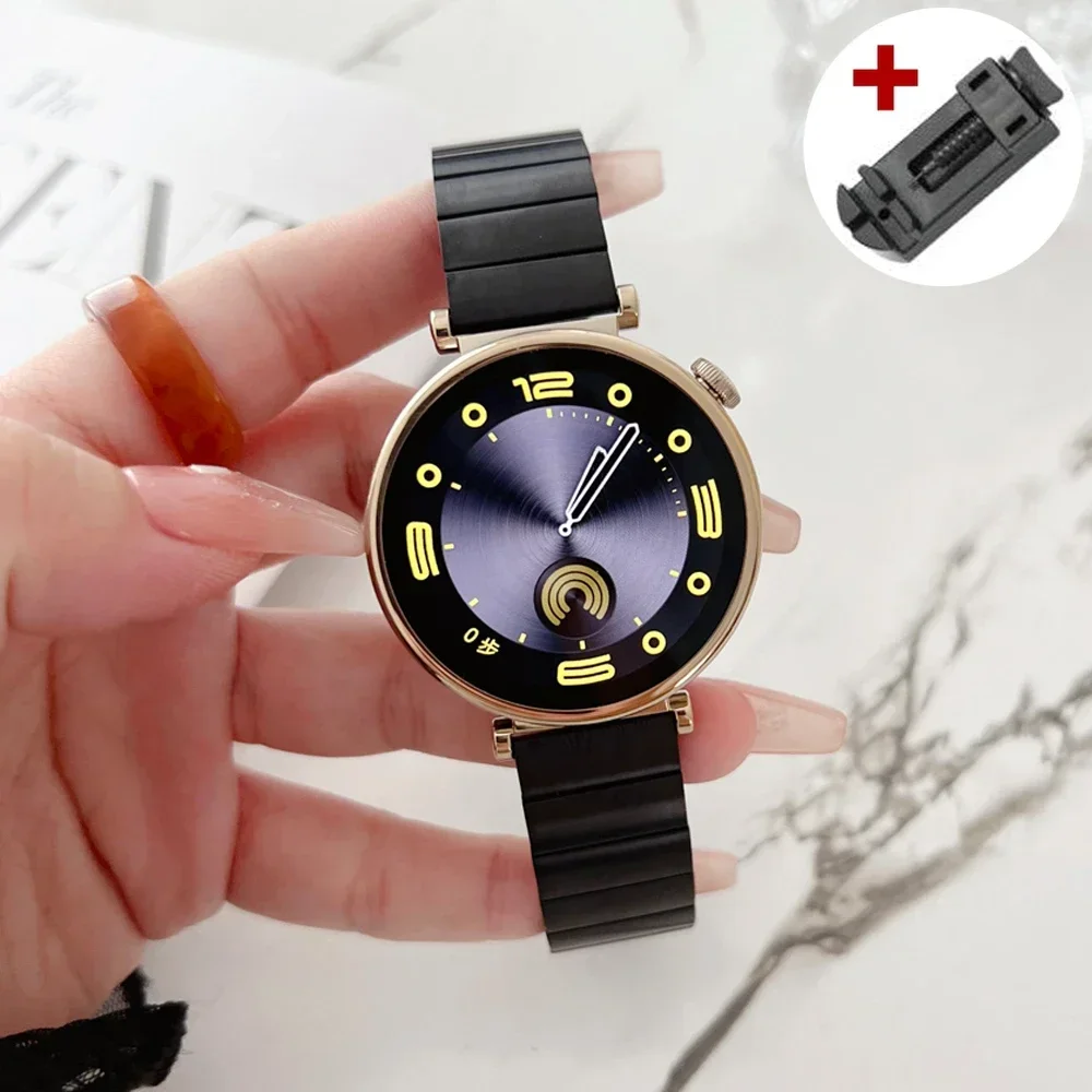 

18mm 20 22mm Stainless Steel Band for Huawei GT4 41 46mm Bracelet for Samsung Galaxy Watch 6 5 4 40 44mm 42 43 47mm for Amazfit