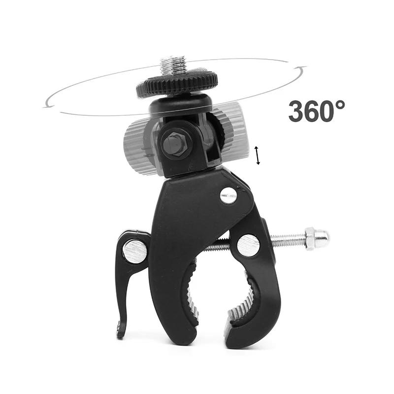 Camera tripod mount adapter handlebar clamp roll bar for Gopro Hero 1 2 3 3+