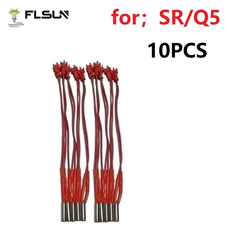 FLSUN Super Racer Q5 Heat Rod 3d Printer Accessories SR 24v40w Cartridge Heater Effector Heating Rods Parts Wholesale flsun super racer efforter 3d printer accessories sr effector 24v heating tube temperature sensor extrusion head parts wholesale