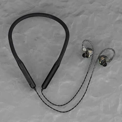 Premium Neckband Bluetooth Earphones - Magnetic Wireless HiFi Sound, Waterproof Sports Earbuds with Microphone (Black)