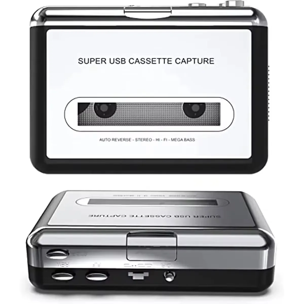 Gtwoilt Walkman Cassette Player to MP3 CD Converter Audio Music Player Compatible with Laptop PC Convert Cassette to Digital