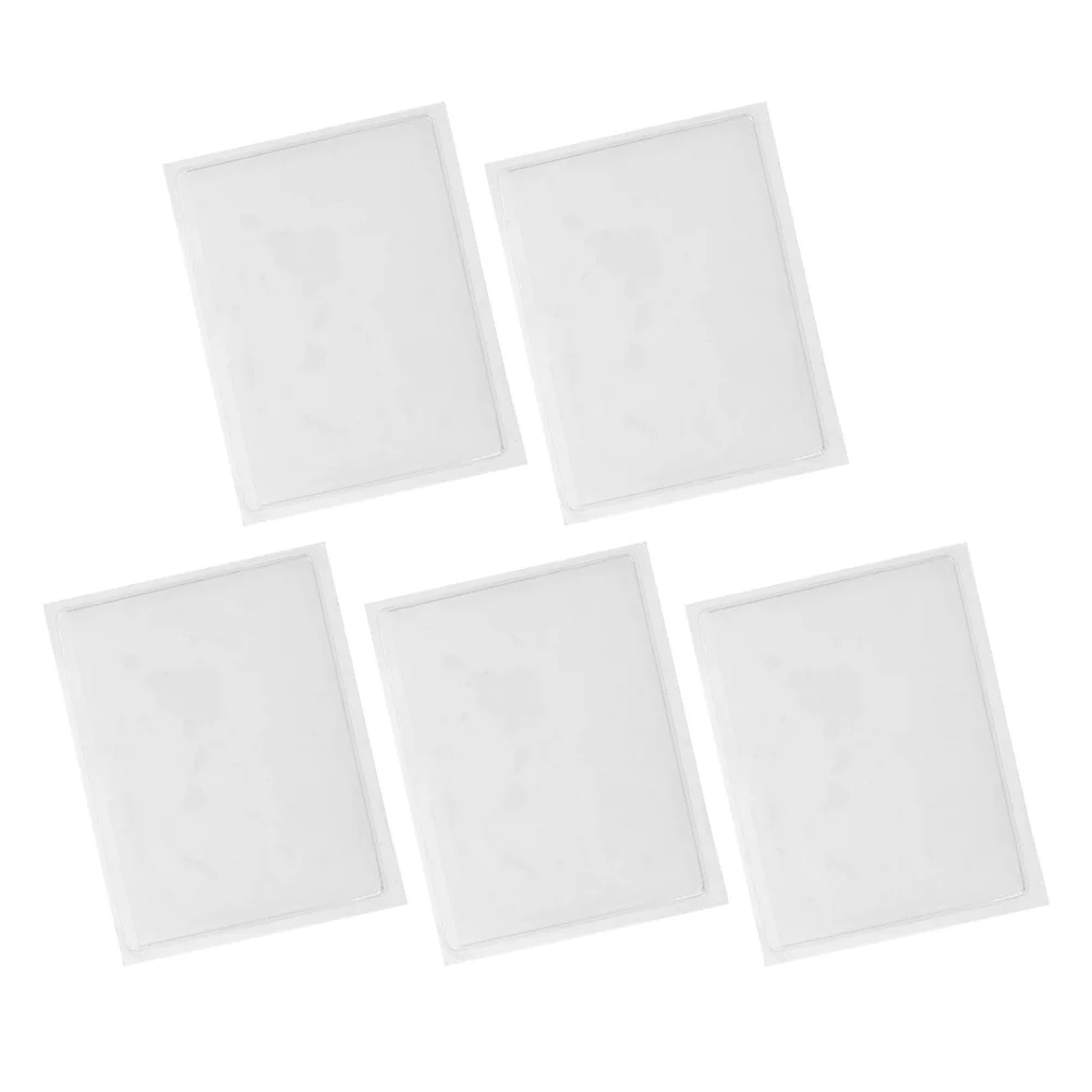 Transparent Adhesive Card Holder Clear Organizing Sleeves Protective Cards Holders Plastic Protector for Business