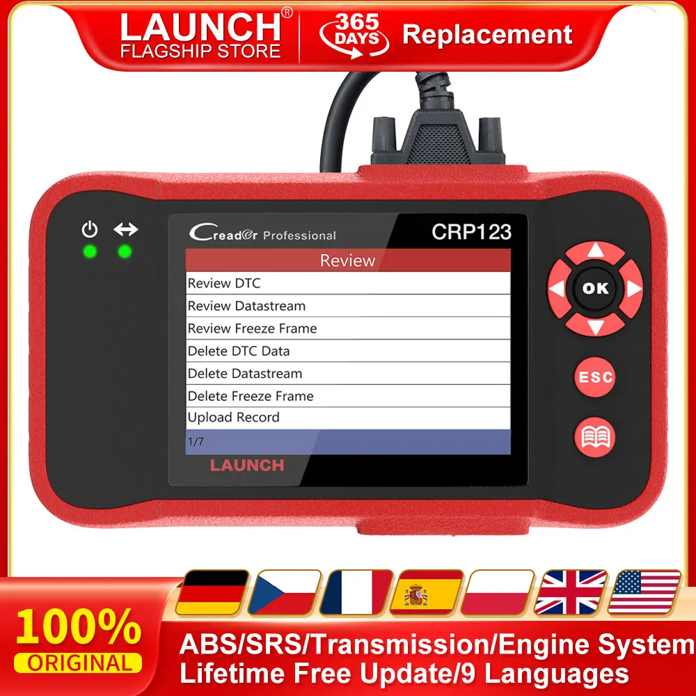 OBD2 Car Scanner – ABS, SRS, Transmission & Engine Diagnostic Tool with Lifetime Free Updates 1