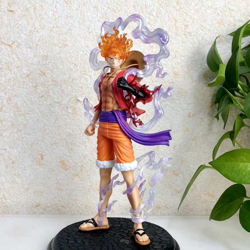 thumbnail image 1 of Figura de anime GK One Piece de 26 cm, Wano Gear 4, Luffy, 2 piezas de cabeza, estatua, figuras coleccionables, modelo de decoración, juguete, regalo de Navidad, 1 of 5