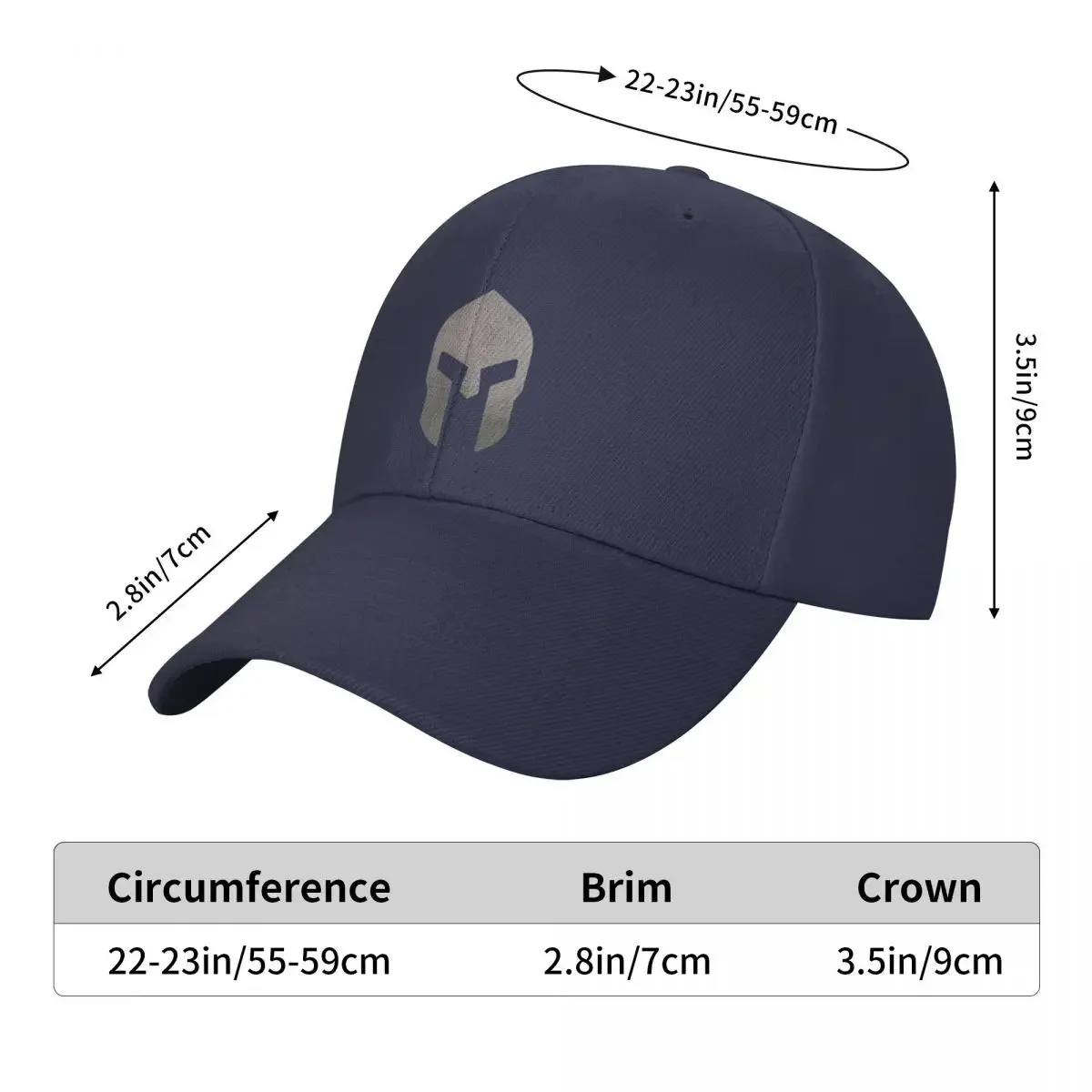 Spartan Baseball Cap Hat Man For The Sun Hiking Hat For Man Women'S