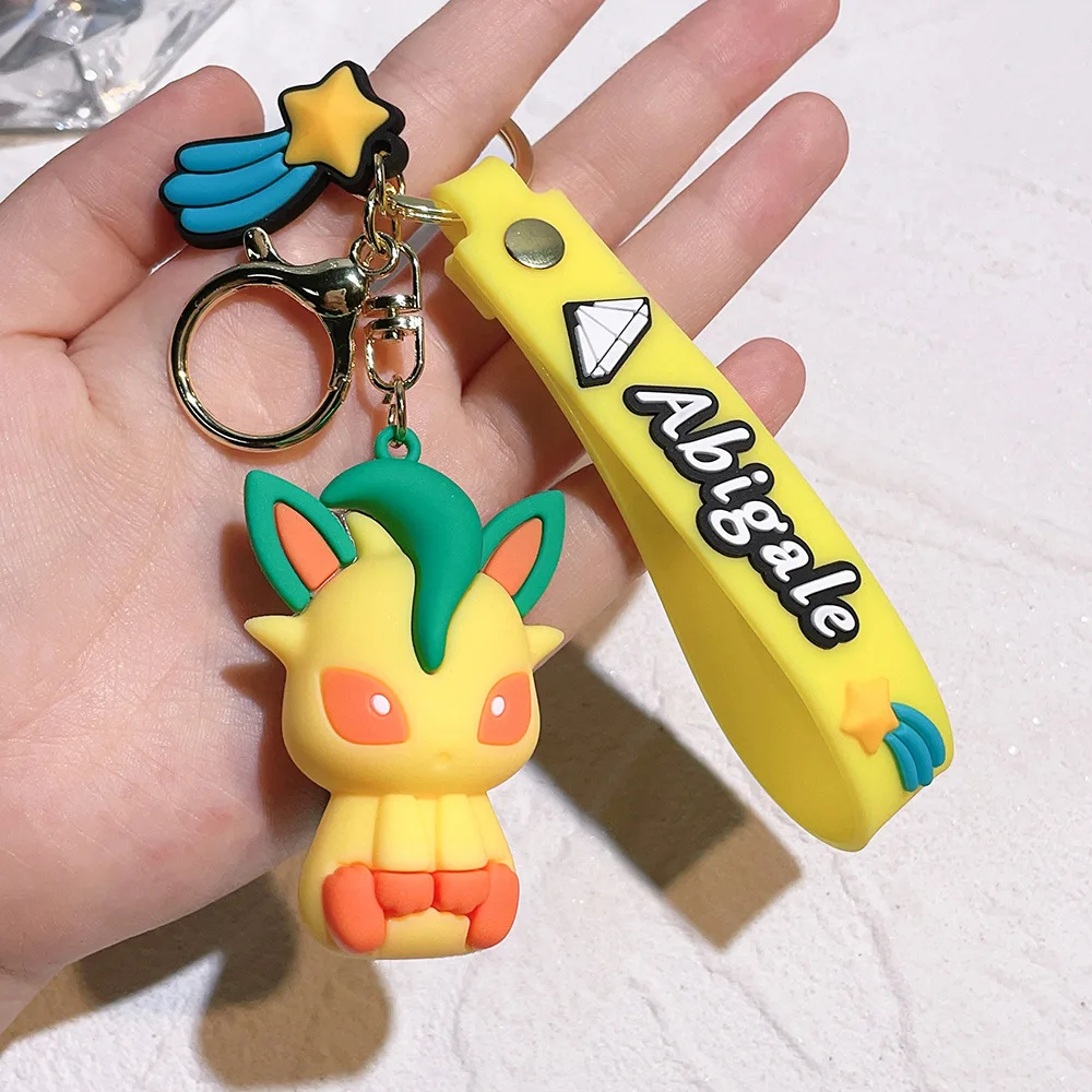 かわいいポケモンアニメ Eeveelution キーホルダーおもちゃイーブイ