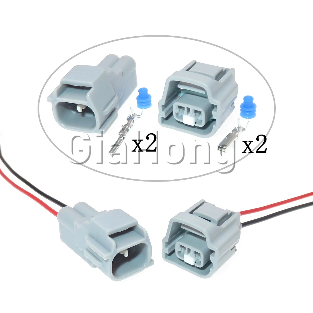 

1 Set 2 Ways 90980-11255 7282-8129-40 7283-8129-40 Starter Wire Cable Waterproof Plug Auto Accessories Car Socket For Toyota