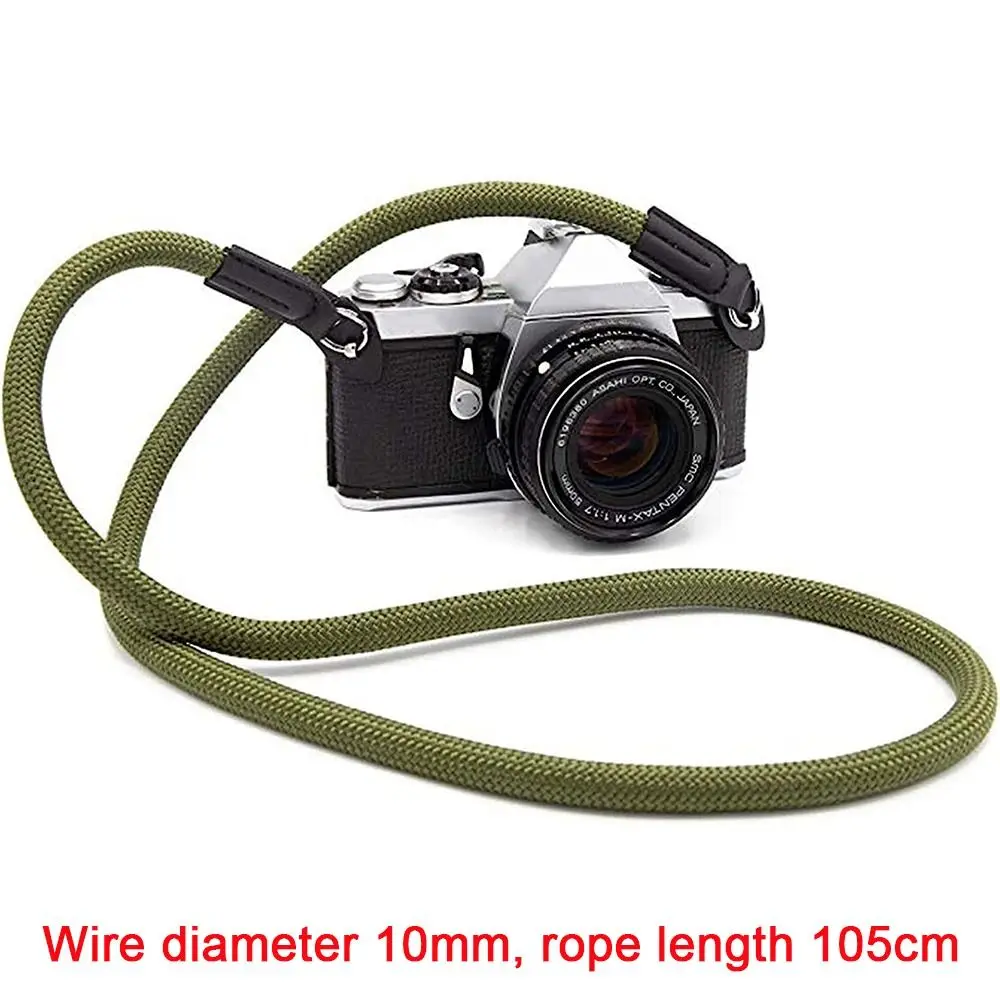 새로운 조정 가능한 카메라 어깨 스트랩 DSLR SLR 용 내구성 나일론 매는 밧줄 보안 카메라 넥 스트랩