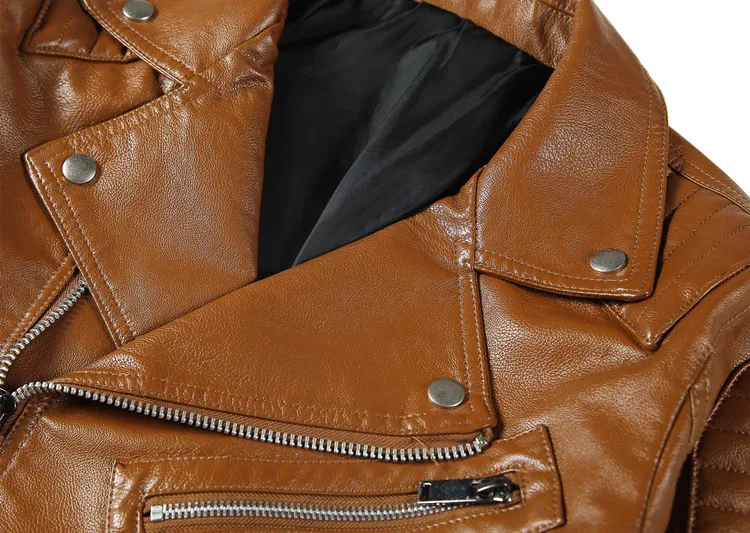 2023 autunno uomo moda giacche in pelle di pelle uomo PU giacca da moto  invernale uomo Casual Slim Fit colletto rovesciato giacca maschile -  AliExpress