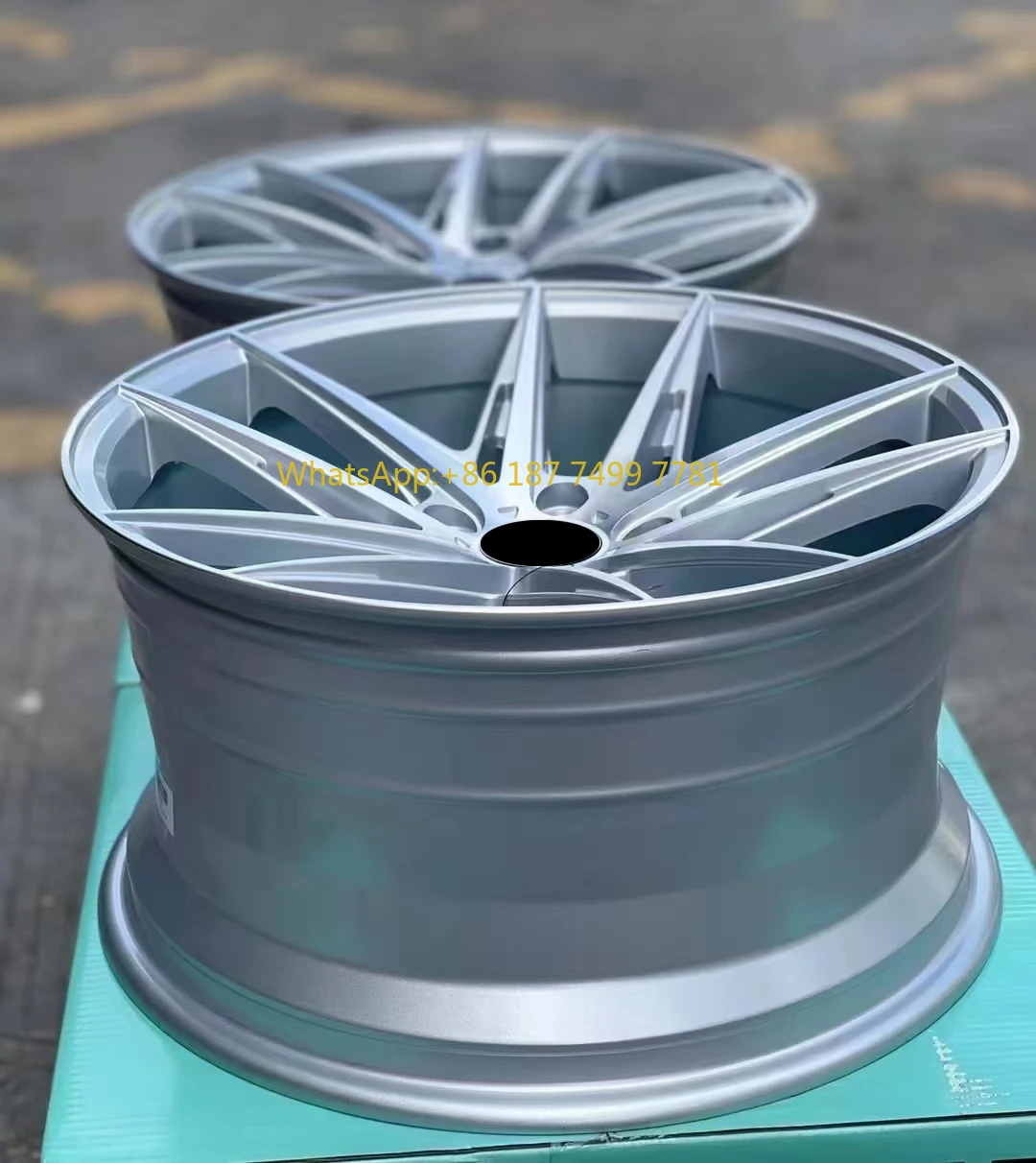 Costumised 17 18 19 20 21 Inch Forged Wheels Monoblock Silver 5x112 5x120 Aluminum Alloy Forged Rims