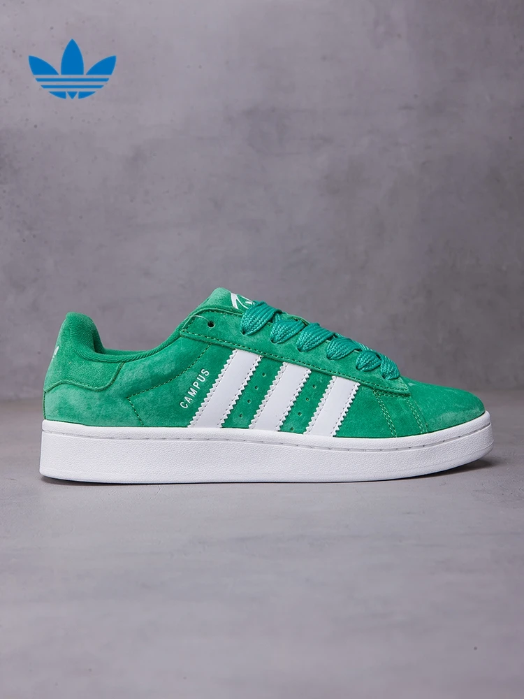 Original Adidas Clover Campus Green Thick Sole Versatili Scarpe Da Donna Casual Board Shoes Sneakers