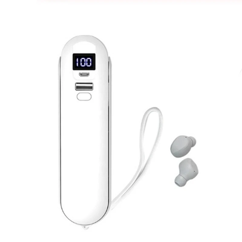 

F7-1 Bluetooth 5,0 наушники гарнитура TWS наушники-вкладыши Наушники с ручным вентилятором зарядная коробка для IPhone Huawei белый