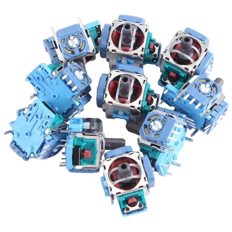 10Pcs 3D Joystick Modulo Potenziometro Per Ps5 Ps4 Controller Di Gioco Joystick Vibrante Riparazione Pezzi Di Ricambio