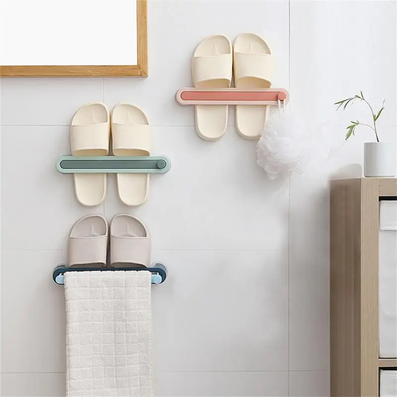 

Удобная легко устанавливаемая полка для тапочек, многофункциональные принадлежности для ванной комнаты, расширяемый органайзер для ванной, прочные полки