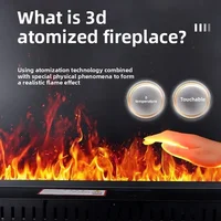 Водяной электрический камин 3D украшение интерьера гостиная паровые камины туманный камин встроенный реалистичный туман пламя t — изображение 3