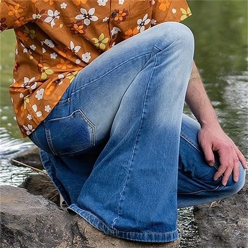 Рисунок 5 - Мужские джинсы-клеш в стиле панк