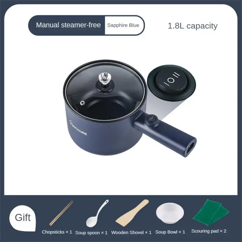 Non-stick Cookware One Click Simple Operation Cleaning Secure Anti Scalding Electric Heating Pot