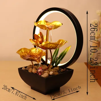 Iron Lamp Circle Relaxation Fountain 1