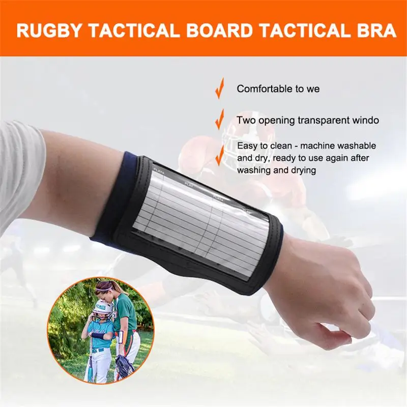 Hand Outdoor Playbook Baseball Rugby Play Football Wristband Protective  Sports Wrist Brace Accessories Tool Magic Sticker - Wrist Support -  AliExpress