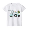 Personalized Birthday Child Boy Girl Tractor Farm Farm Animals Printed Birthday Shirts Summer Short Sleeve Children's T-shirt 5