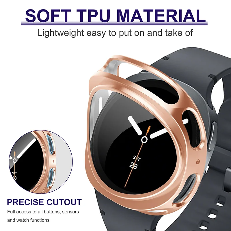 TPU Full Protective Soft Silicone Watch Case - Anti-scratch Shell Accessory