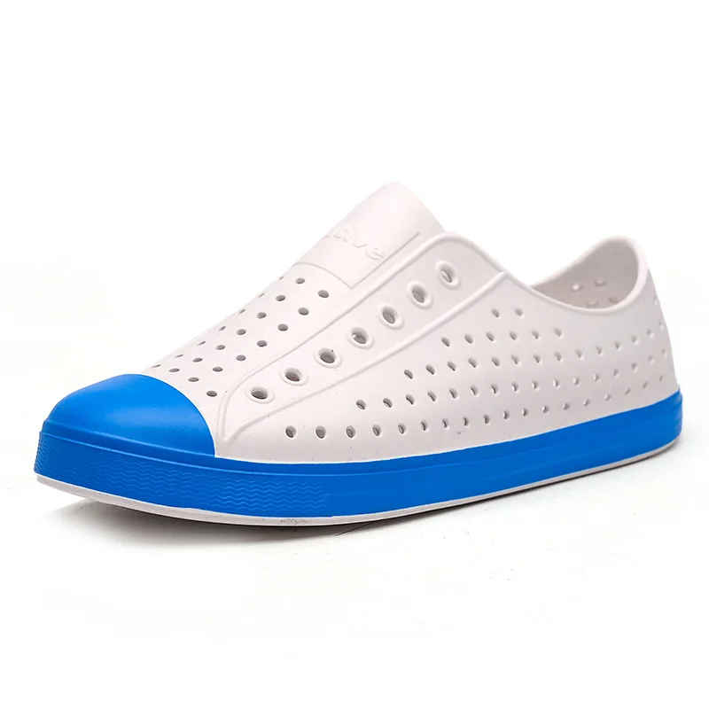 Summer Garden Wooden Sole Baotou Shoes Men's and Women's Universal Quick Drying Sandals Outdoor Anti sli_voghion.com