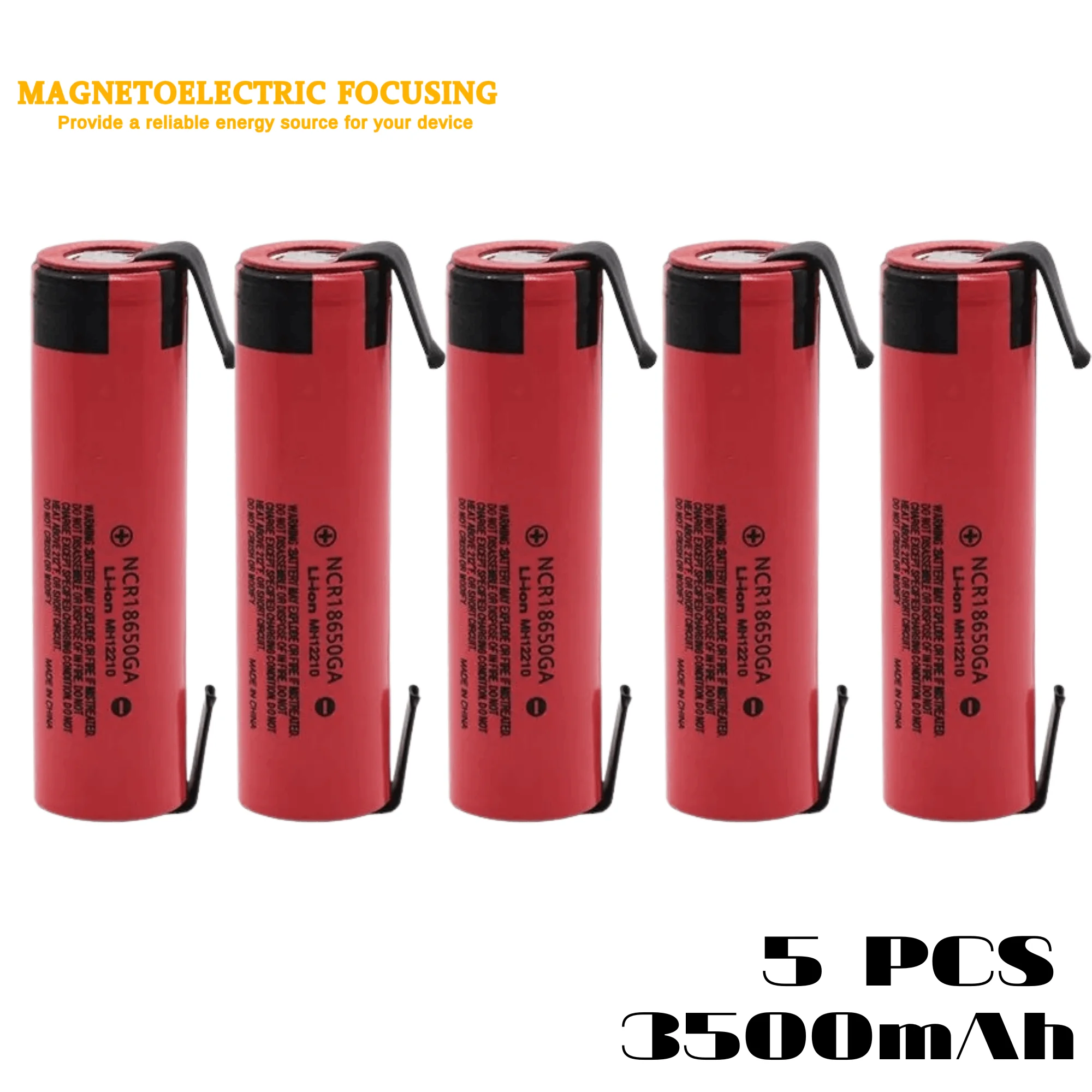

NCR18650GA DIY Lithium-Ion Rechargeable Battery, 3500mAh 3.7V, Maximum Continuous Discharge Current: 10A Domestic batteries, etc