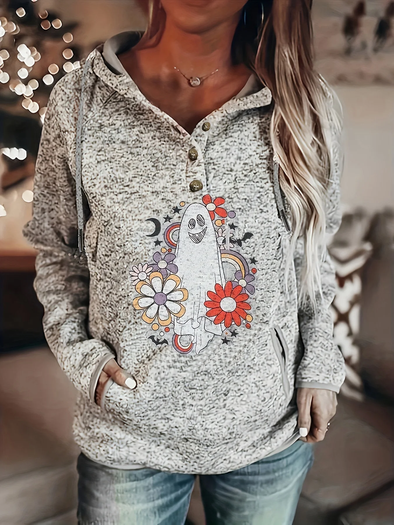 Plus Size Casual Sweatshirt, Women