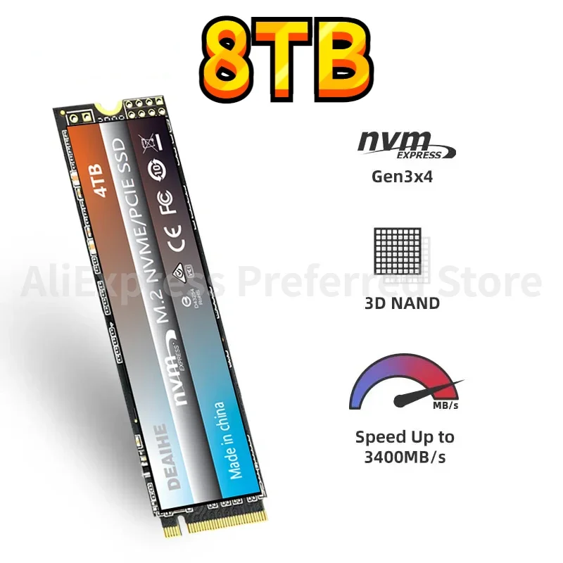 

PS5 SSD M2 NVME 512GB 256GB 1TB Ssd M.2 2280 PCIe 3.0 SSD Nmve M2 Hard Drive Disk Internal Solid State Drive for Laptop