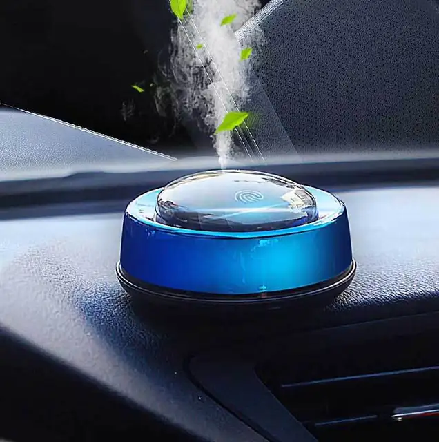 Smart Car Air Freshener, Essential Oils Atomizer, 150ML Perfume Lasts 300  Days, Car Diffuser with Star Projector and Flame Ambient Mood Light