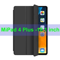 Premium PU Leather Flip Cover for Xiaomi Mi Pad - Full Protection and Smart Sleep Function (MiPad4 Plus 10 Black)