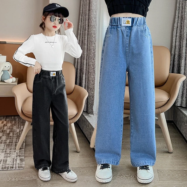 Children's Clothing 9 14 Years Old Girl | 12 Year Old Wide Pants - 2023 Aliexpress