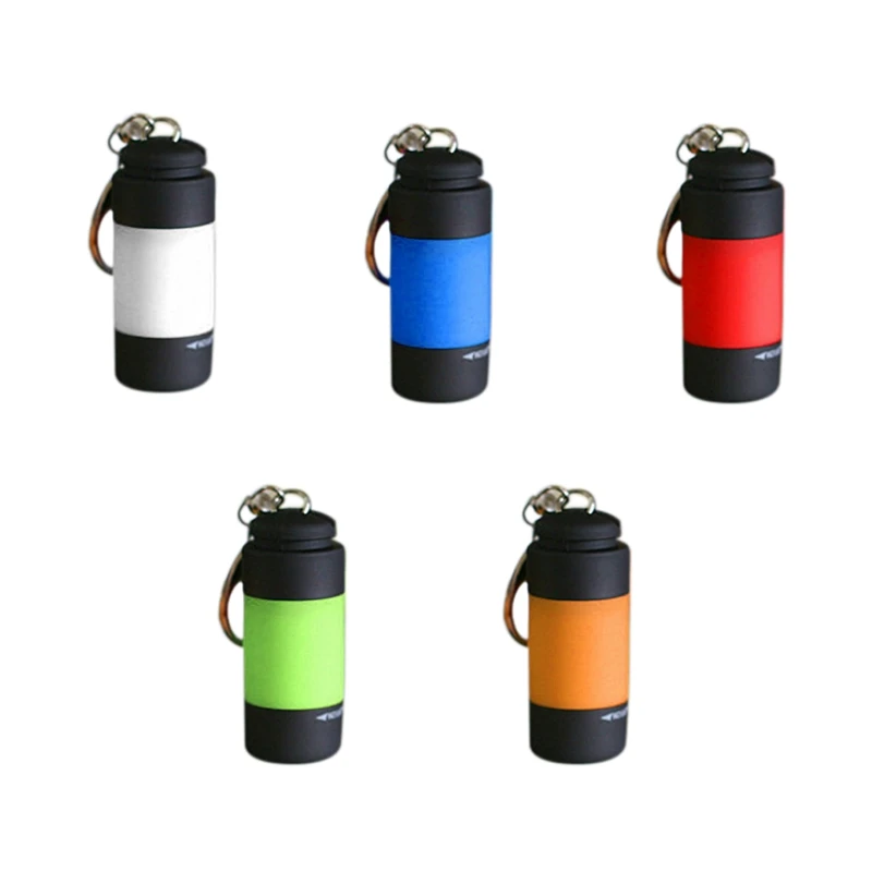 

Keychain Lamp High-Powered Keychain Lamp USB Torch Rechargeable Colorful Flashlight, Multicolor