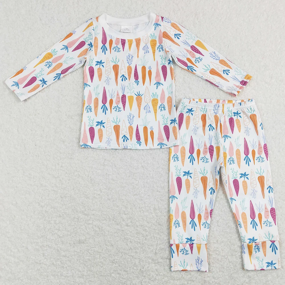 Boutique Kids Designer Clothes Boys Easter Rabbit Top Pants Pajamas Sets Fashion Baby Boys Pajamas Children Sleepwear kids clothing set
