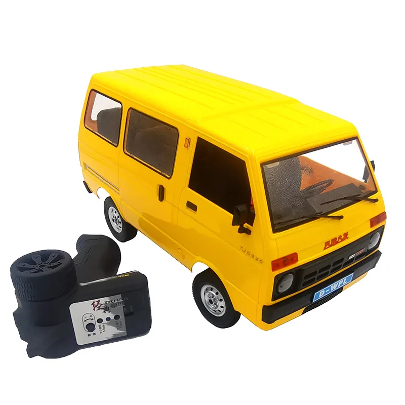 1:10 Full Scale 2.4g 2wd Rc Car Simulation Drift Truck Van Led Light Remote Control On-Road Car For Children Toy Birthday Gift 4
