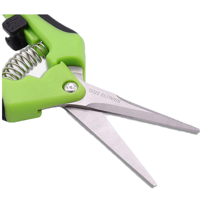 Pruner Gardening Hand Pruning Shear Straight Stainless Steel Blades Ultra Sharp Garden Scissors For Flowers Harvesting Fruits garden scissors,pruning shears,garden tools,garden pruner