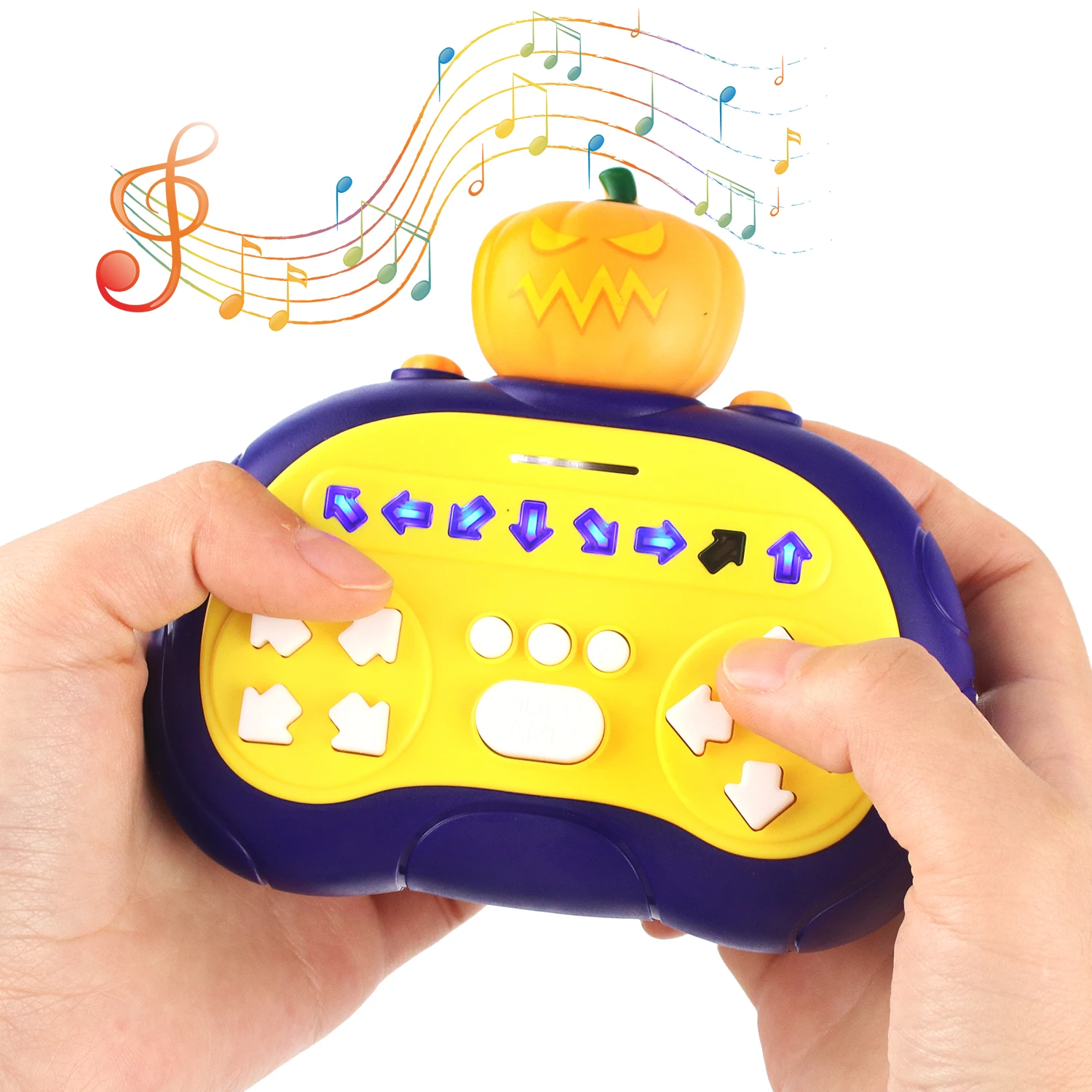 Halloween Party Finger Pressing Dance Speed Push Machine Light Rhythm Dance Game Machine Children's Puzzle Toy Christmas 6
