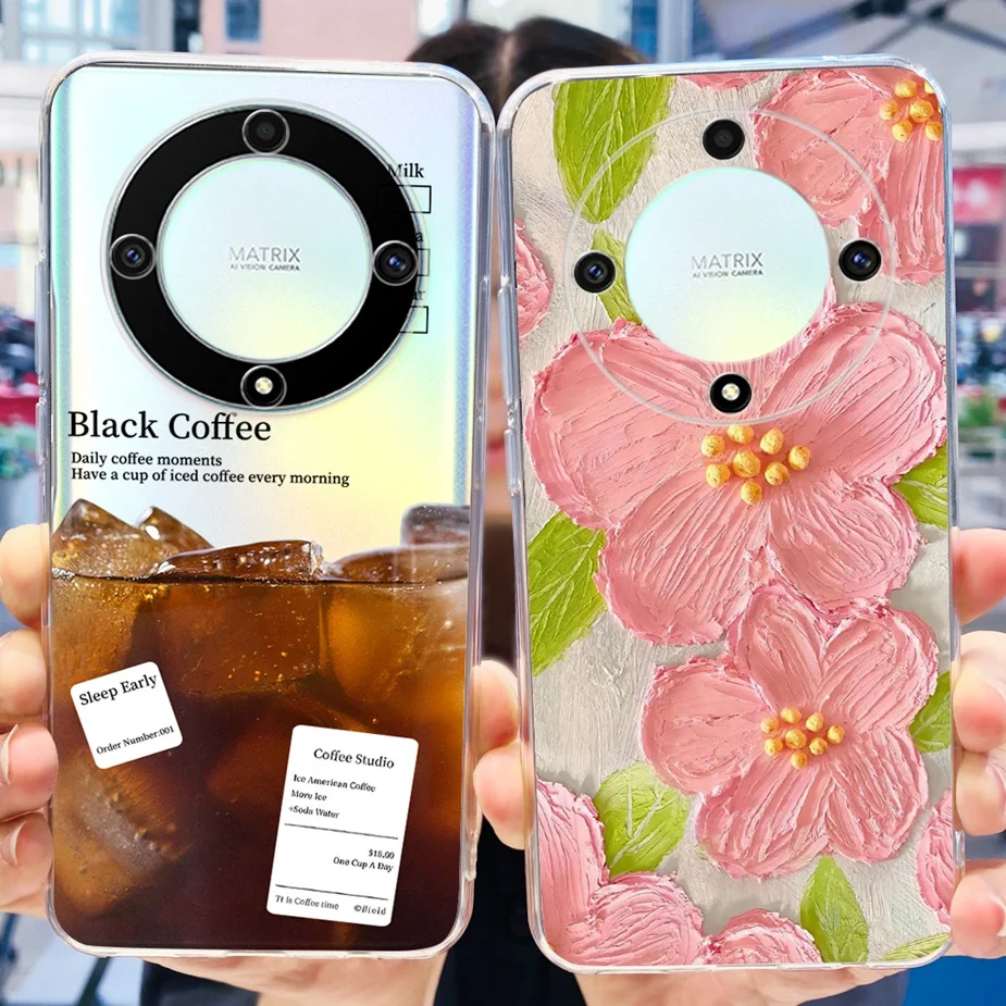 Stylish Painted Soft Silicone Phone Case with Bumper Protection