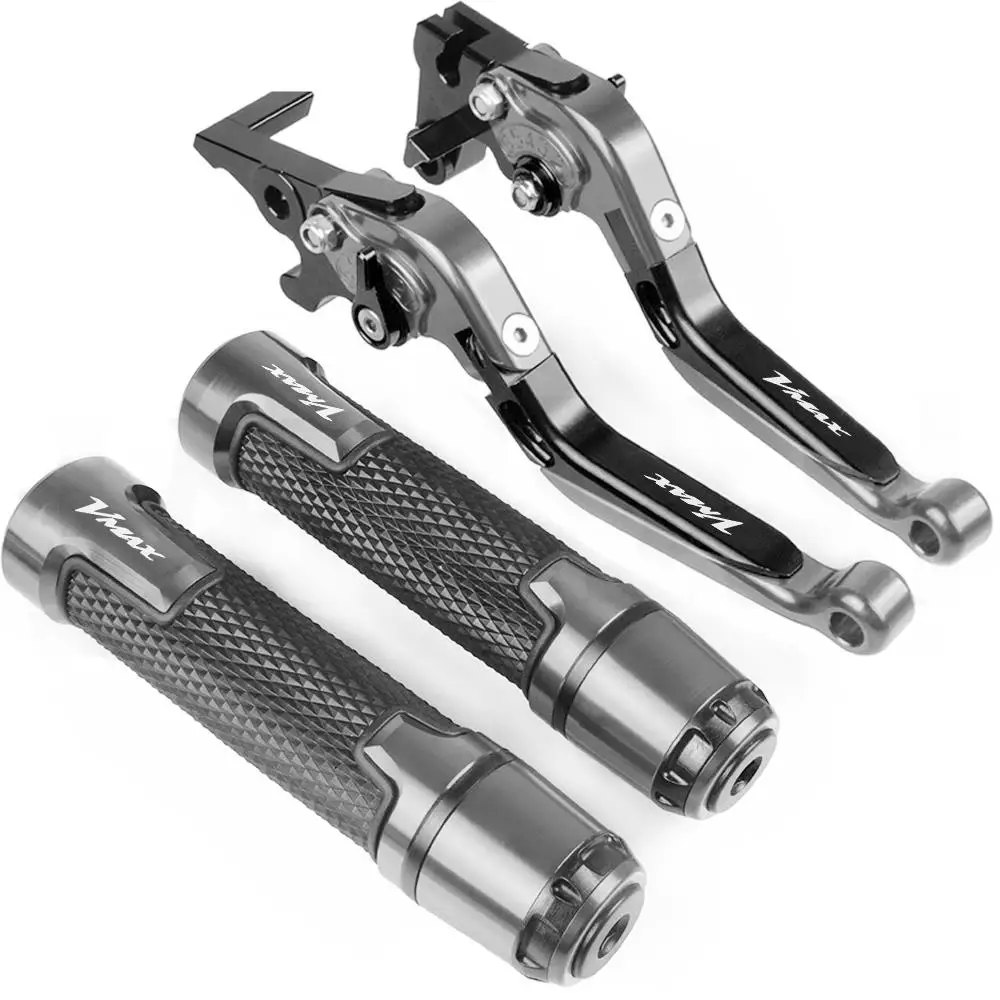 

Motorcycle Accessories Brake Clutch Levers Handlebar Hand Grips For Yamaha V-MAX VMAX 2009 2010 2011 2012 2013 2014 2015 2016