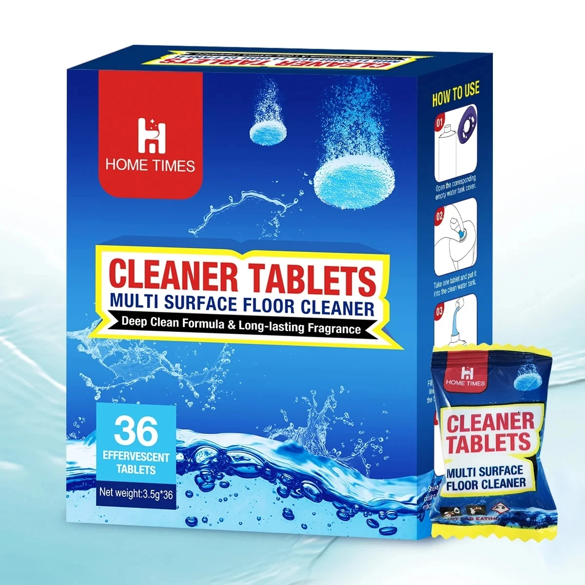Cleaning Tablets For Swiffer Power Mop,Used For Stain Remove/Dirt Cleaning-especially for Kitchen and Bathroom