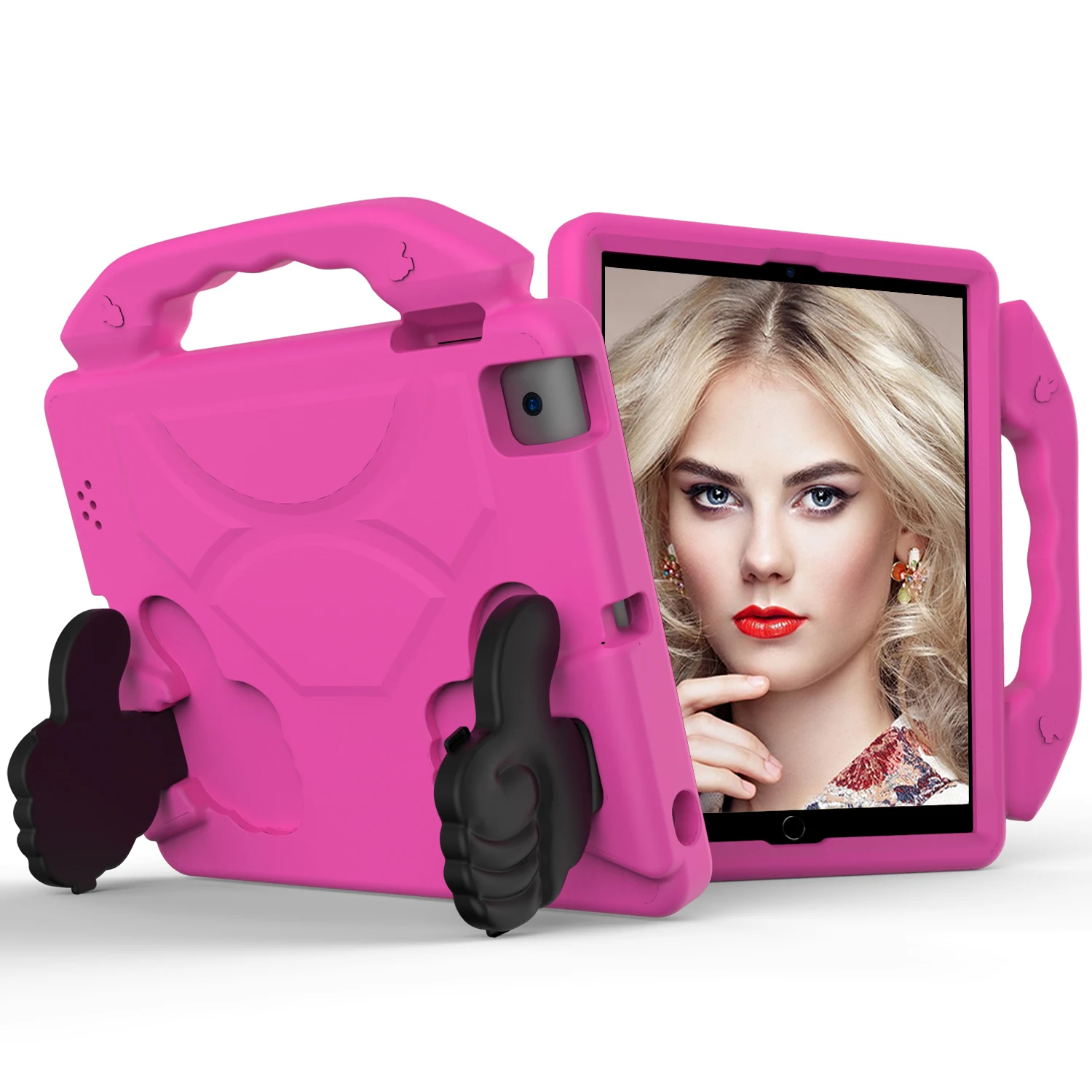 Children's Shockproof EVA Tablet Case with Thumbs Up Stand