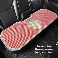 Summer Cool Breathable Wooden Bead Seats Cover Four Seasons Universal SUV Car Seat Cover Cool Wooden Beads Car Seat Protection 6