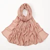 Nouveau Hijabs musulmans pour femmes écharpe mince châles unis Femme Musulman doux Viscose rayonne foulard islamique Turban bandeau 190x85 cm