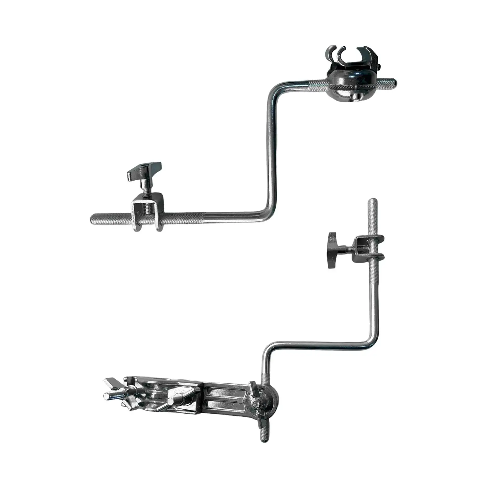 

Bass Drum Cowbell Clamp Hardware Jazz Drum Z Shaped Easy to Install Durable Percussion Mounting Arms Support Rod Adjustable