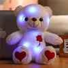 1Pcs Toys for Children Plush Light Bear Toy Tool Soft Present Birthday Gift Light LED Stuffed Animals Plush Toy Colorful Glowing 3