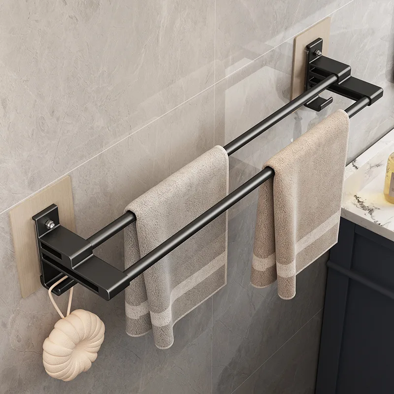 Self-Adhesive Towel Rod Bathroom Accessories Towel Bar Rack Towel