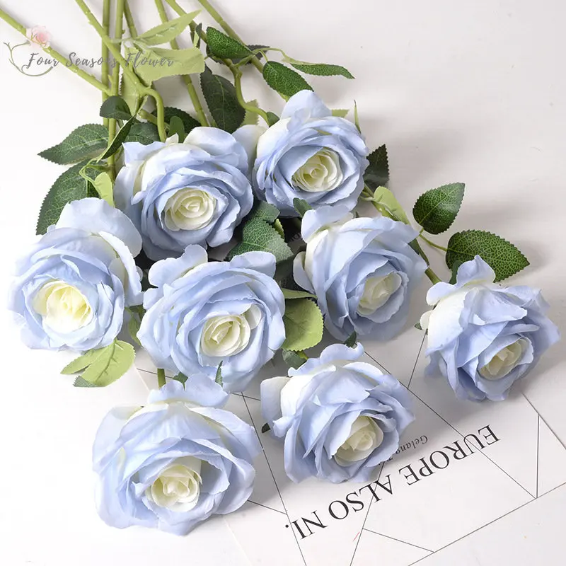 

5pcs White Silk Peony Artificial Flowers Rose Wedding Home DIY Decor High Quality Bride Bouquet Accessories Craft Fake Flower