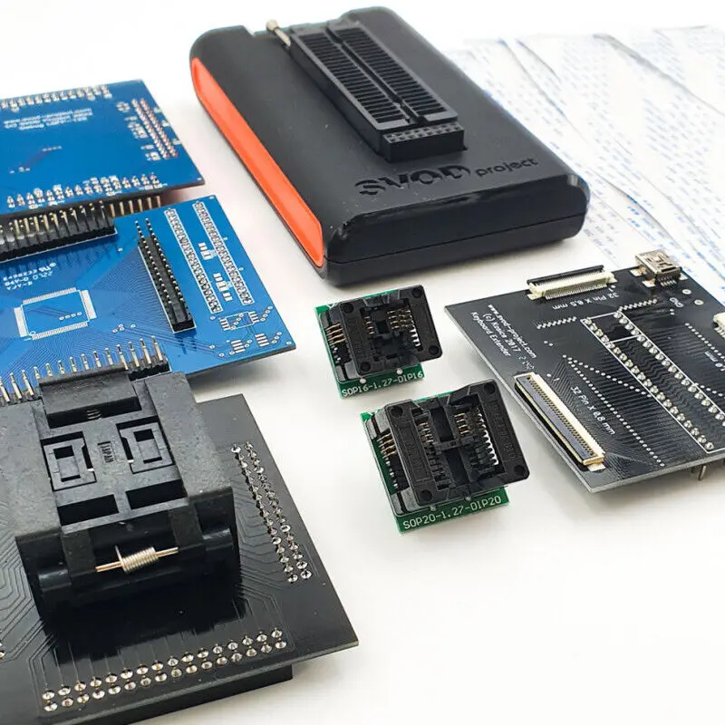 

SVOD 4 PROGRAMMER KB9012 9016 iTE ENE NUVOTON MEC I2C NAND NOR EMMC SPI BUNDLE